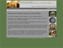 Tablet Screenshot of piaugier.com